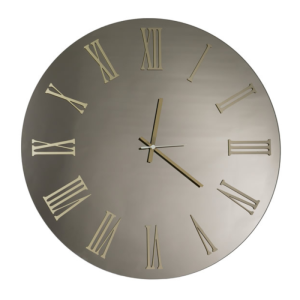 OROLOGIO IN VETRO EFFETTO SPECCHIATO DM. 60Cm